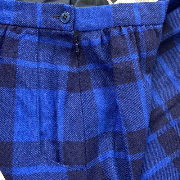 Vintage Laird-Portch of Scotland Women’s Blue Tartan Plaid Wool Skirt Size 28” - Picture 14 of 16